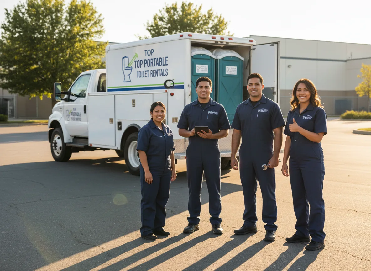 Short Term Porta Potty Rental company in Fredericksburg, OH